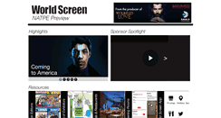 Desktop Screenshot of natpe.worldscreen.com